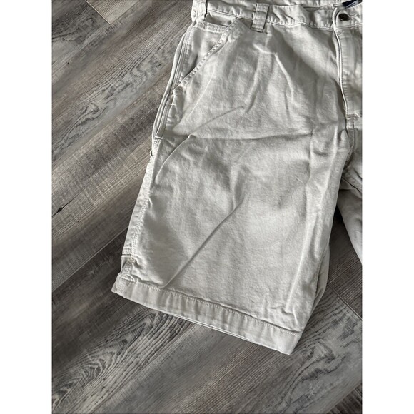 Carhartt Shorts Mens 38 Tan Work Carpenter Utility Duck Canvas BS3652-M - Picture 3 of 11